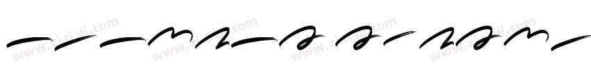 Bentang Swashes字体转换